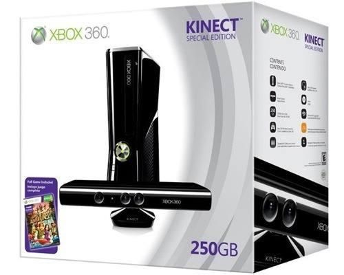 Xbox 360 Slim 250 Gb + Controle -wifi- Pronto Para O Kinect